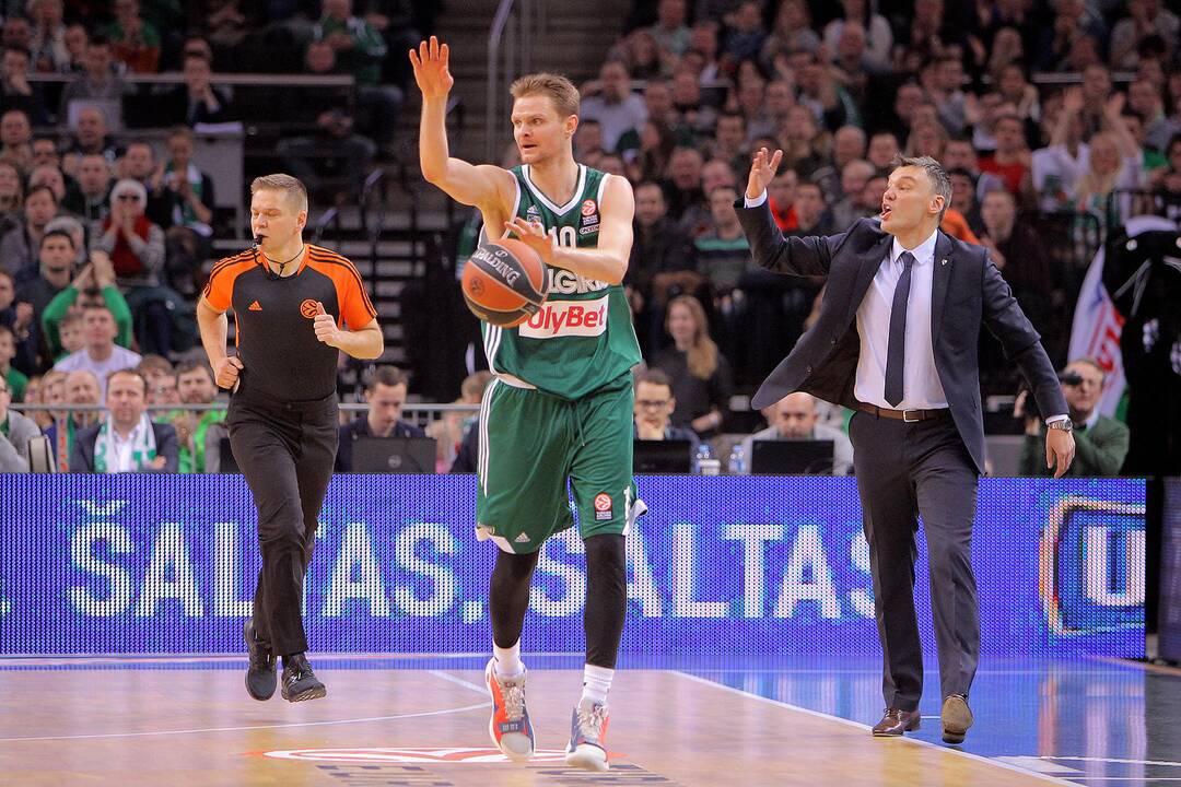 Kauno „Žalgiris“ Eurolygos rungtynėse sutriuškino Pirėjo „Olympiakos“ 75:55.