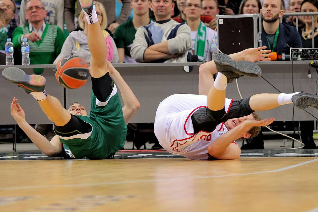 Eurolygos TOP-16 rungtynėse Kauno „Žalgiris“ 75:73 įveikė Bambergo „Brose Basket“ (Vokietija).