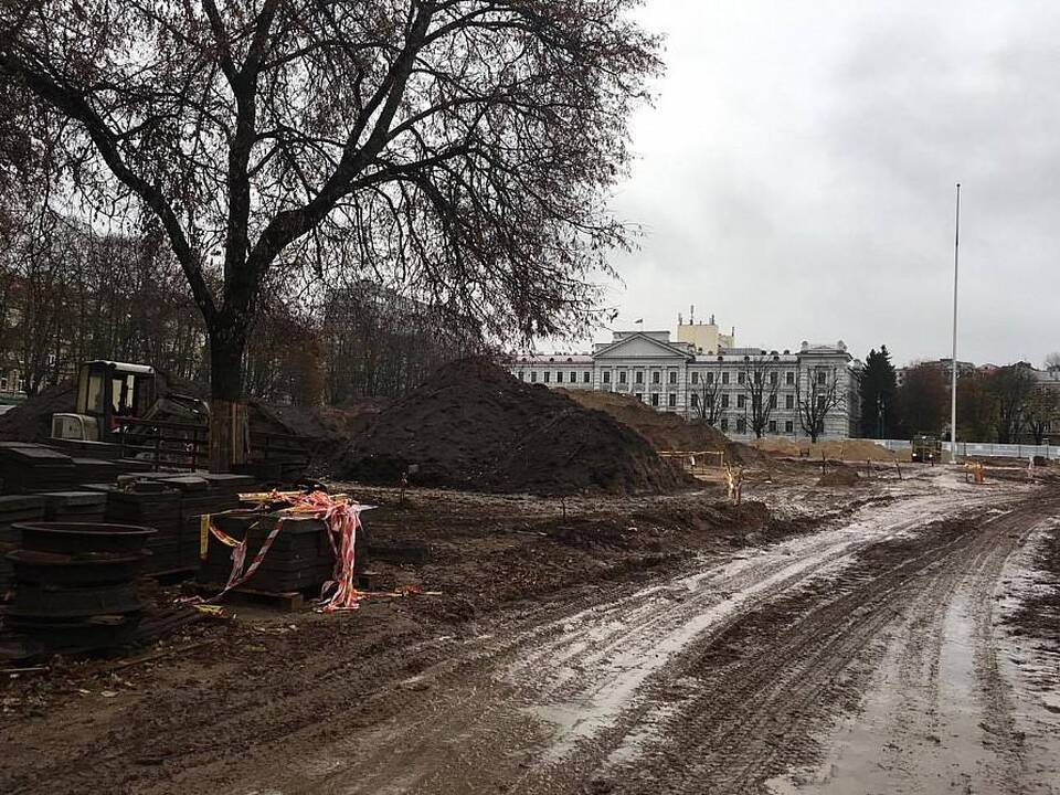 Įpusėjo pirmasis Lukiškių aištės tvarkymo etapas