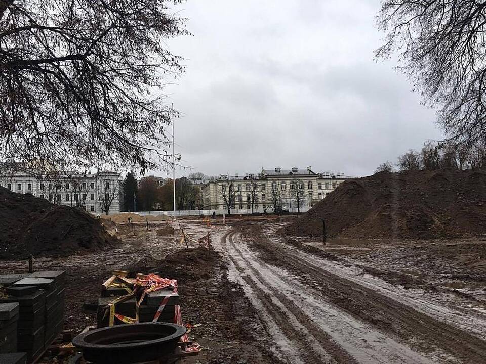 Įpusėjo pirmasis Lukiškių aištės tvarkymo etapas