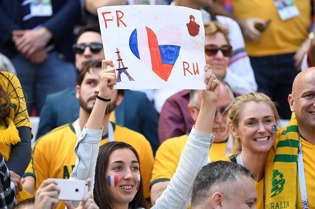 Pasaulio futbolo čempionate Prancūzija palaužė Australiją