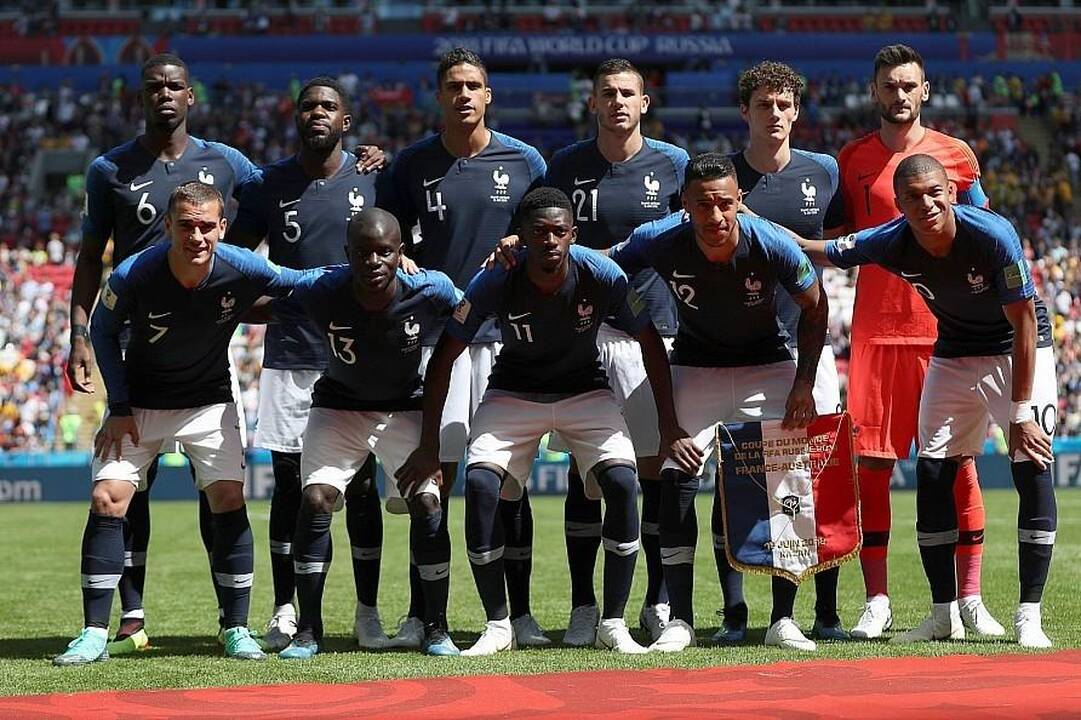Pasaulio futbolo čempionate Prancūzija palaužė Australiją
