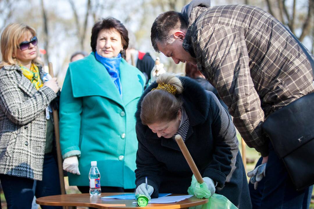 Pavasarinė talka Kaune