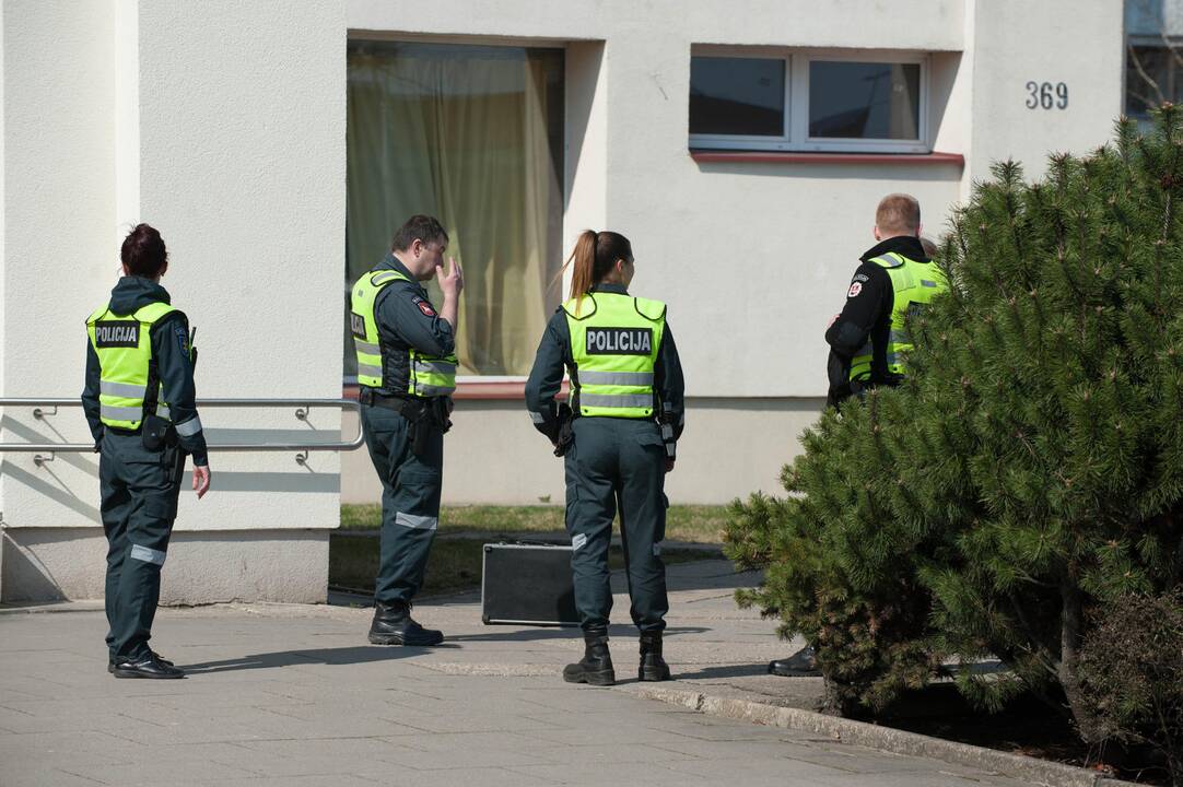 Pranešimas apie sprogmenį Kalniečių poliklinikoje