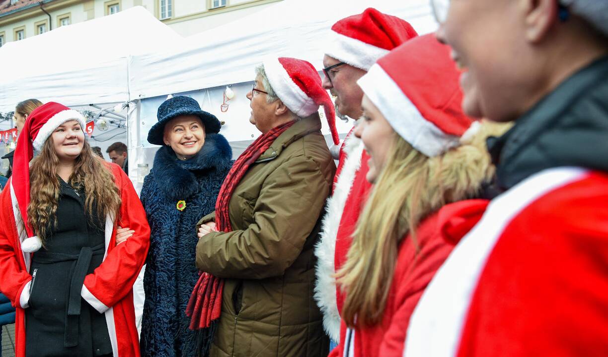Kalėdinė mugė S. Daukanto aikštėje