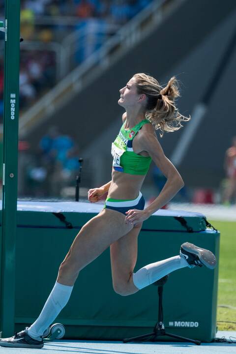 A. Palšytė – olimpiados šuolių į aukštį rungties finale