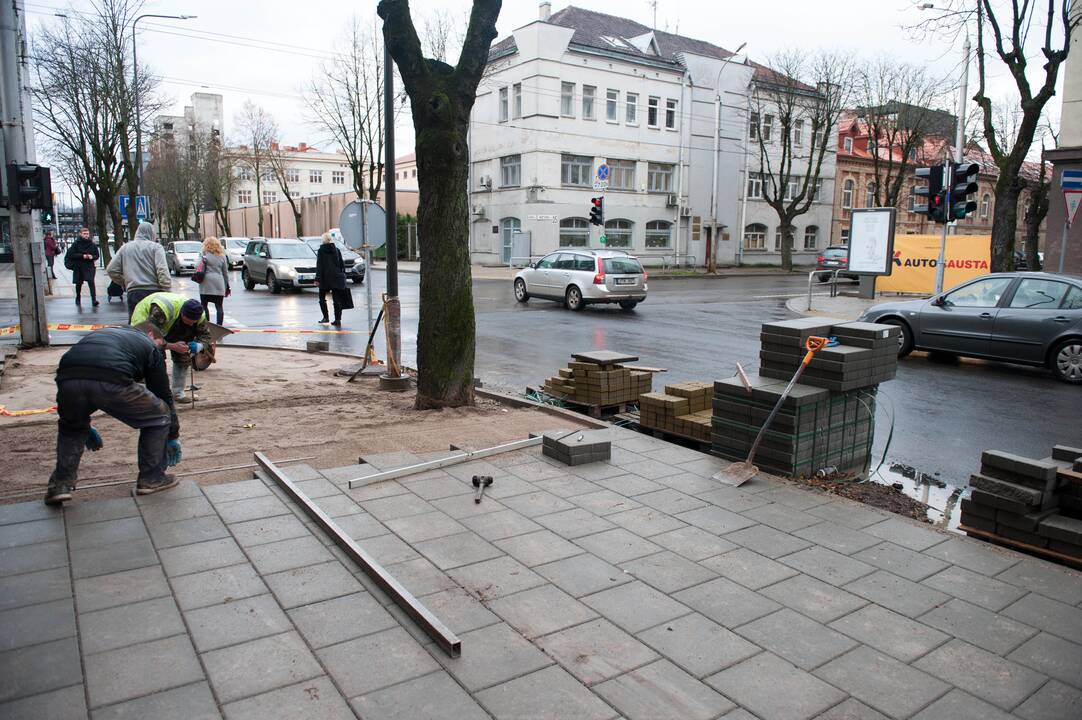 Atnaujintas eismas A. Mickevičiaus gatvėje