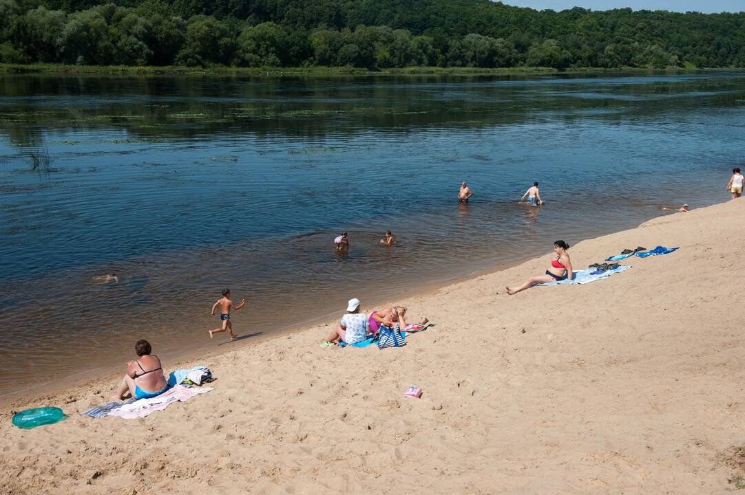 Maudynės Panemunės paplūdimyje