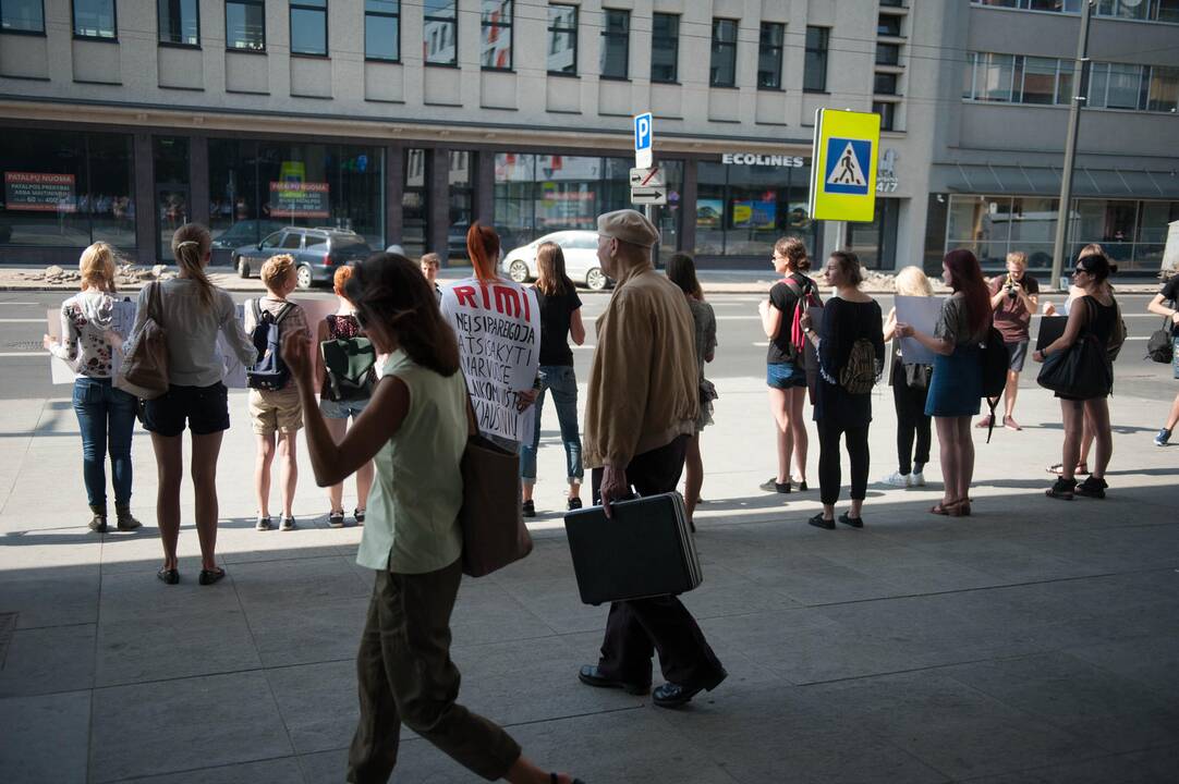 Vištų gynėjų protestas Kaune