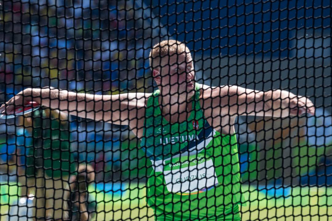 A. Gudžiaus kova disko metimo finale