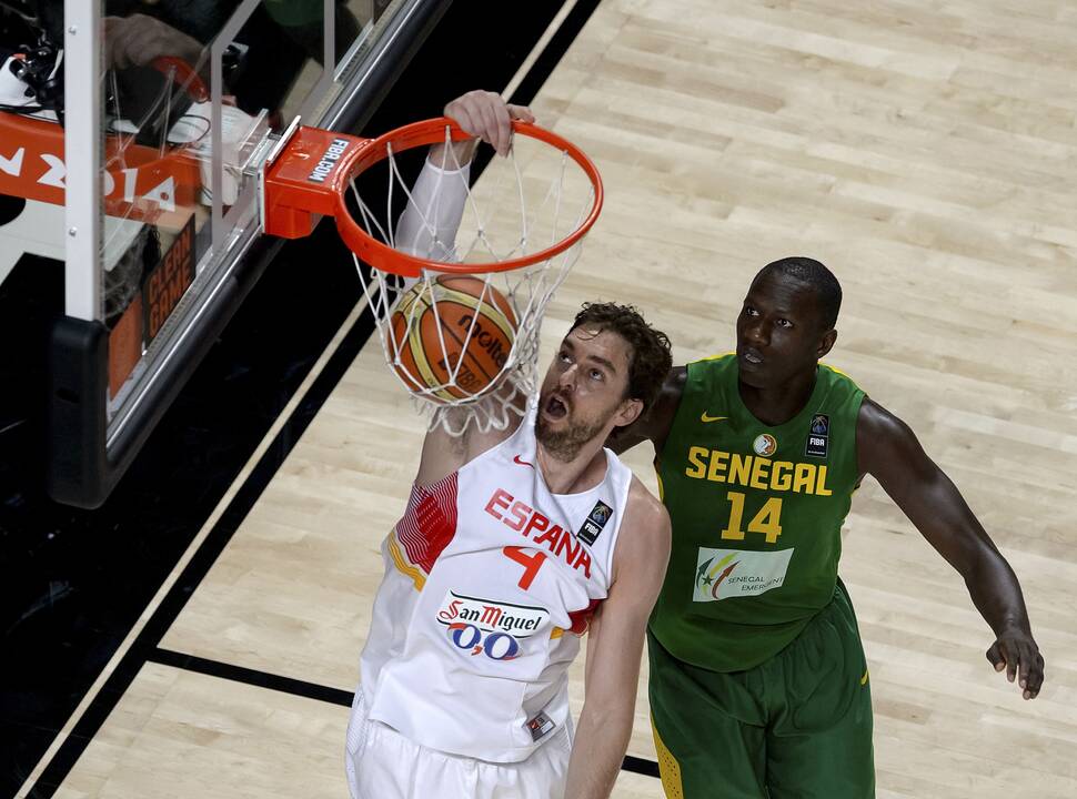 FIBA varžybos Ispanija prieš Senegalą