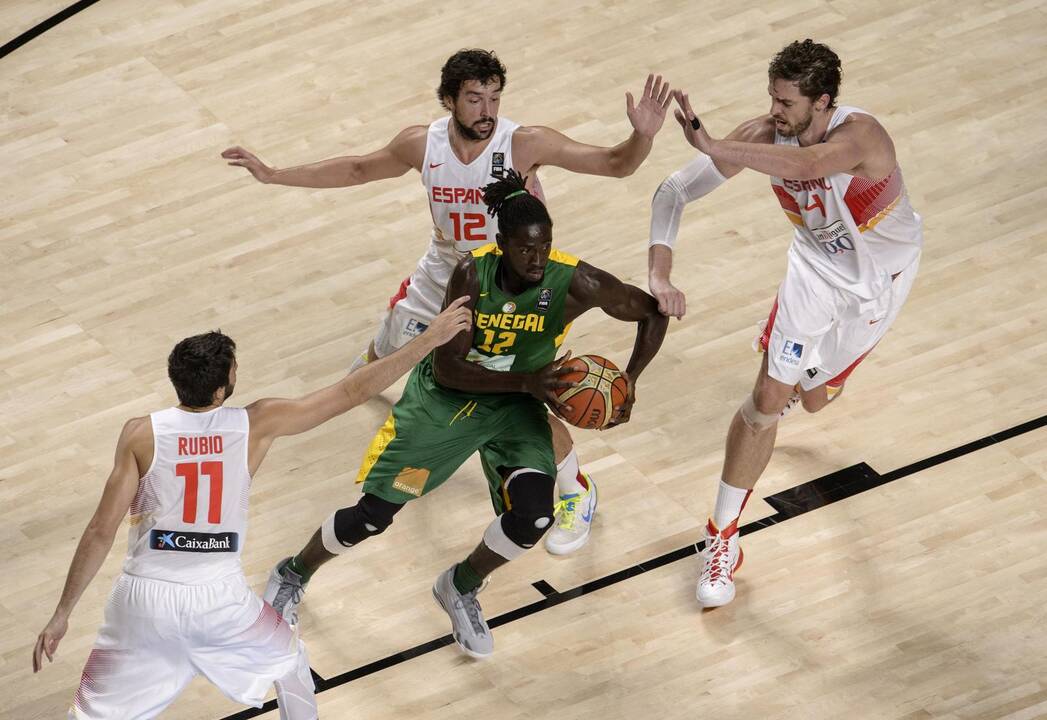 FIBA varžybos Ispanija prieš Senegalą