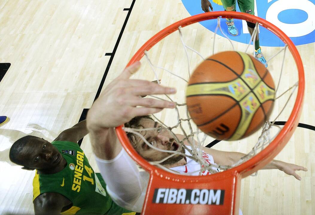 FIBA varžybos Ispanija prieš Senegalą