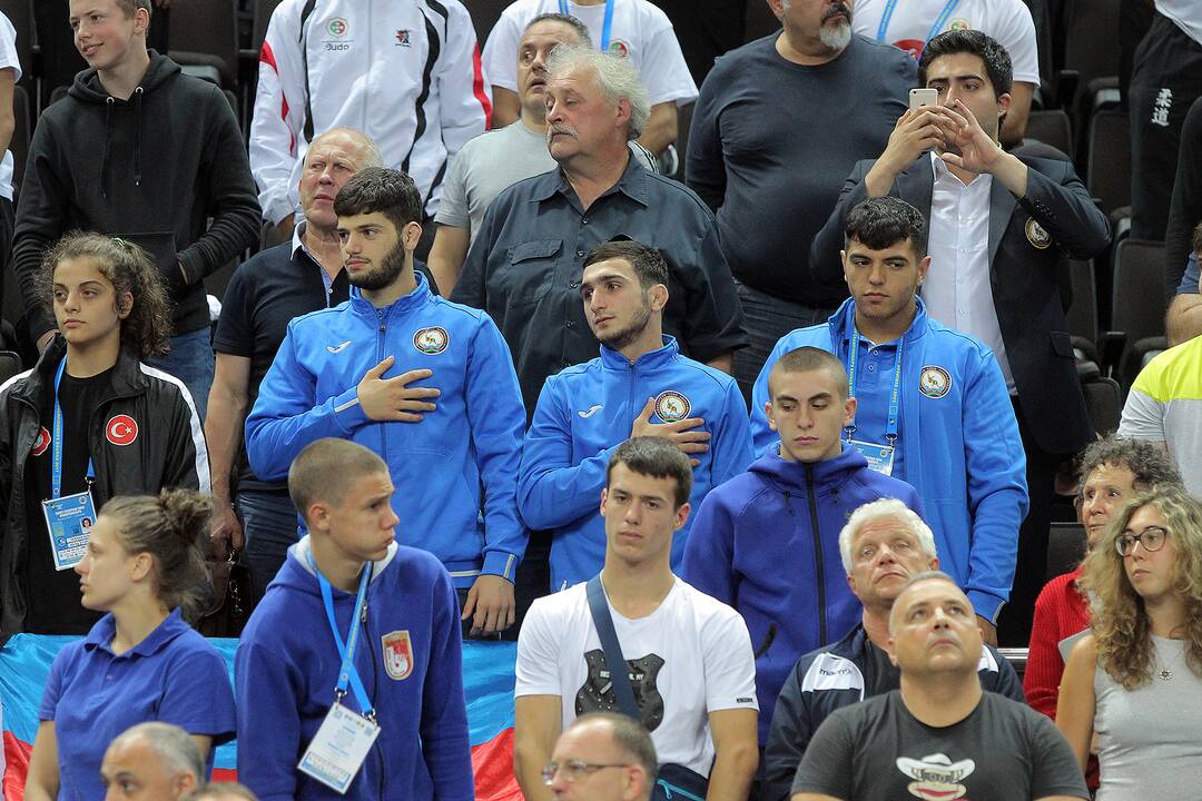 Europos jaunių dziudo čempionato pradžia