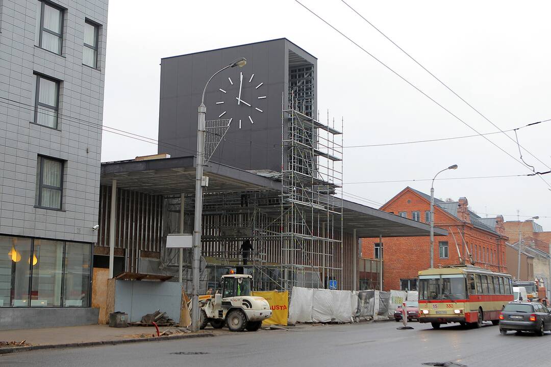 Kauno autobusų stotyje dar verda darbai