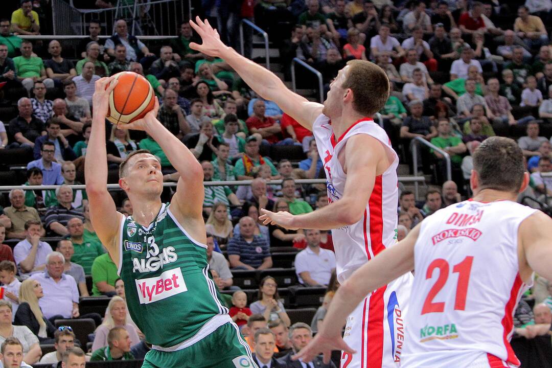 LKL pusfinalis: Kauno „Žalgiris“ – Utenos „Juventus“ 91:76