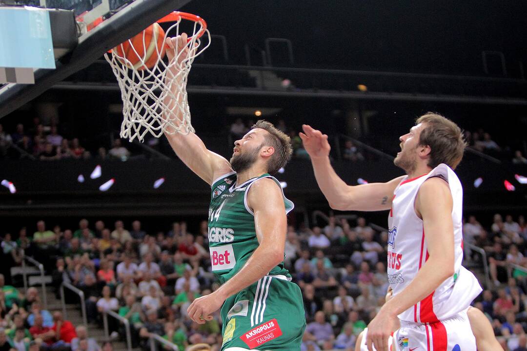 LKL pusfinalis: Kauno „Žalgiris“ – Utenos „Juventus“ 91:76