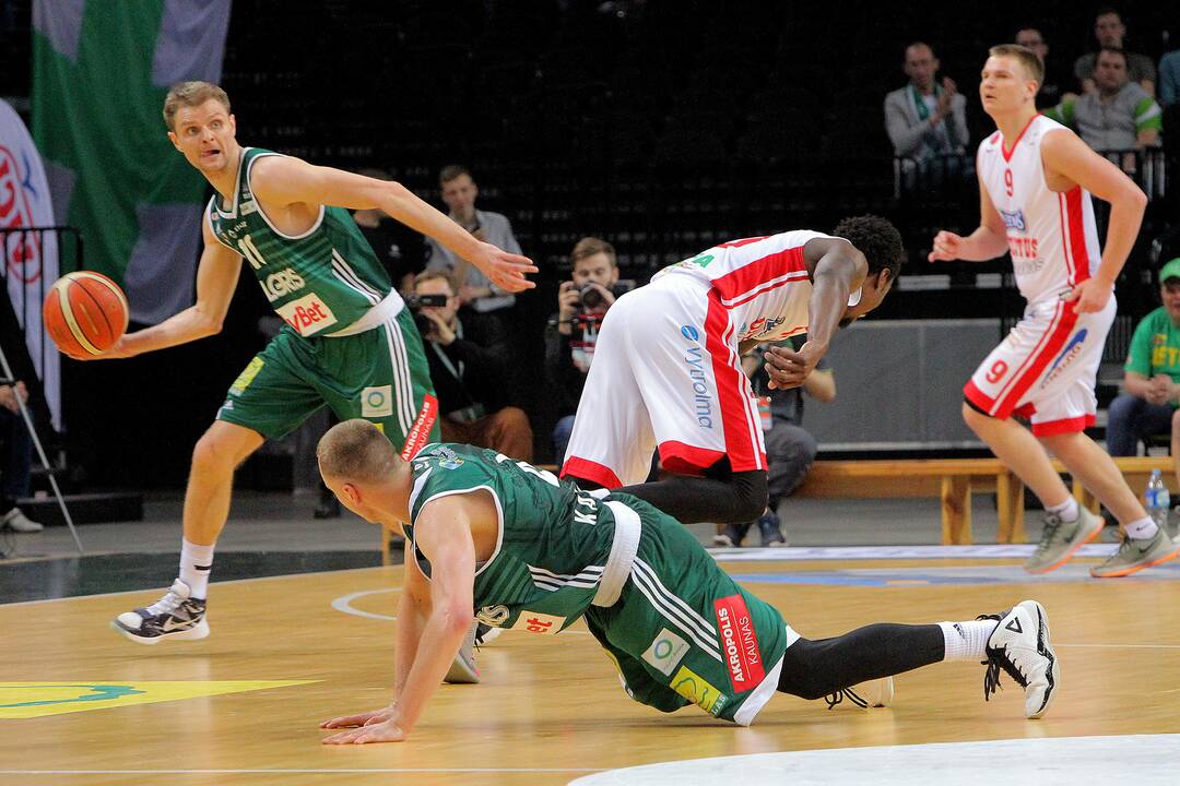 LKL pusfinalis: Kauno „Žalgiris“ – Utenos „Juventus“ 91:76