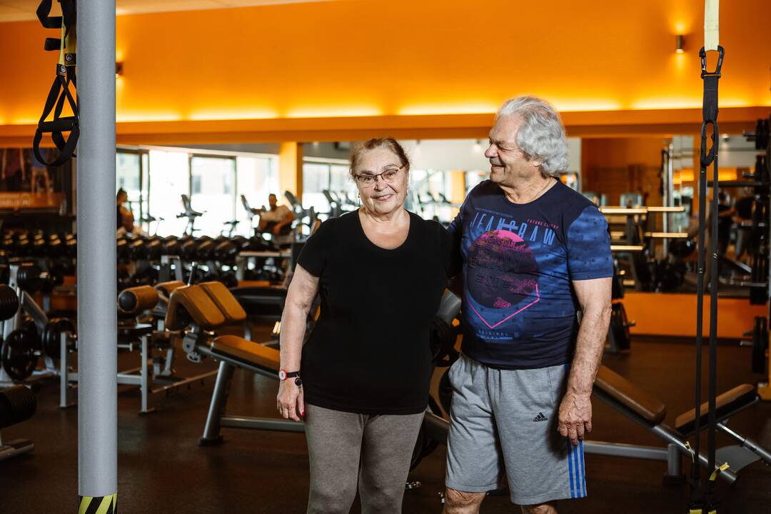 Aktyvumas: Josifui – jau 80, tačiau jo biologinis amžius – vos 66-eri. Jaustis puikiai vyrui padeda sportas.