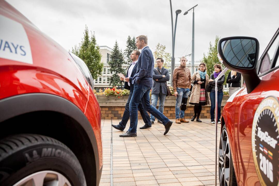 „TOP GEAR apdovanojimų 2016“ dalyvių išlydėtuvės į Taliną