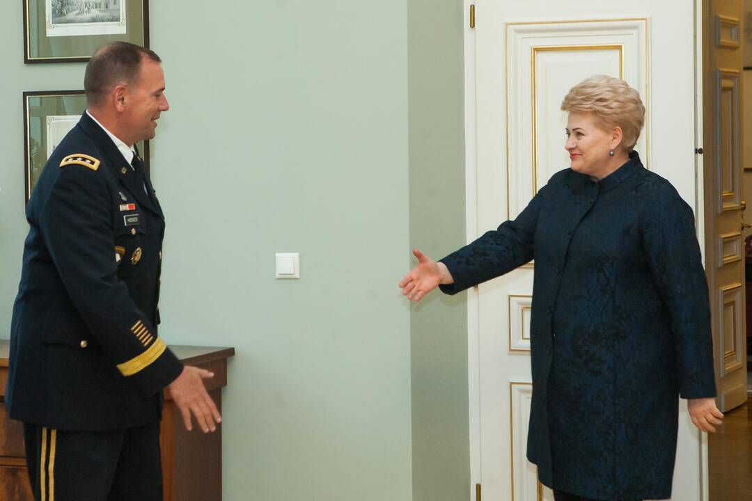 Dalia Grybauskaitė ir Benas Hodgesas 