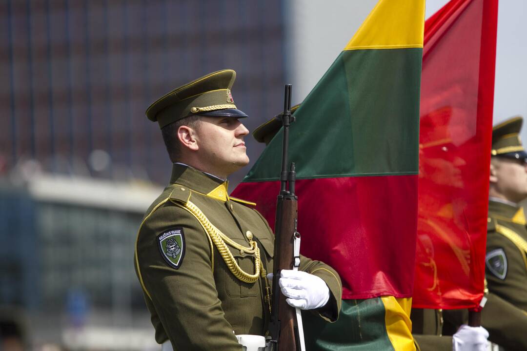 Kariuomenės ir visuomenės šventėje – NATO sąjungininkų naikintuvai