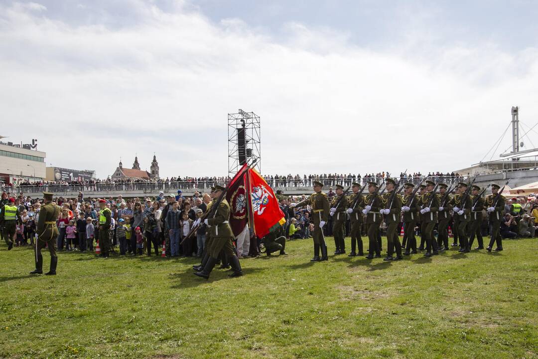 Kariuomenės ir visuomenės šventėje – NATO sąjungininkų naikintuvai