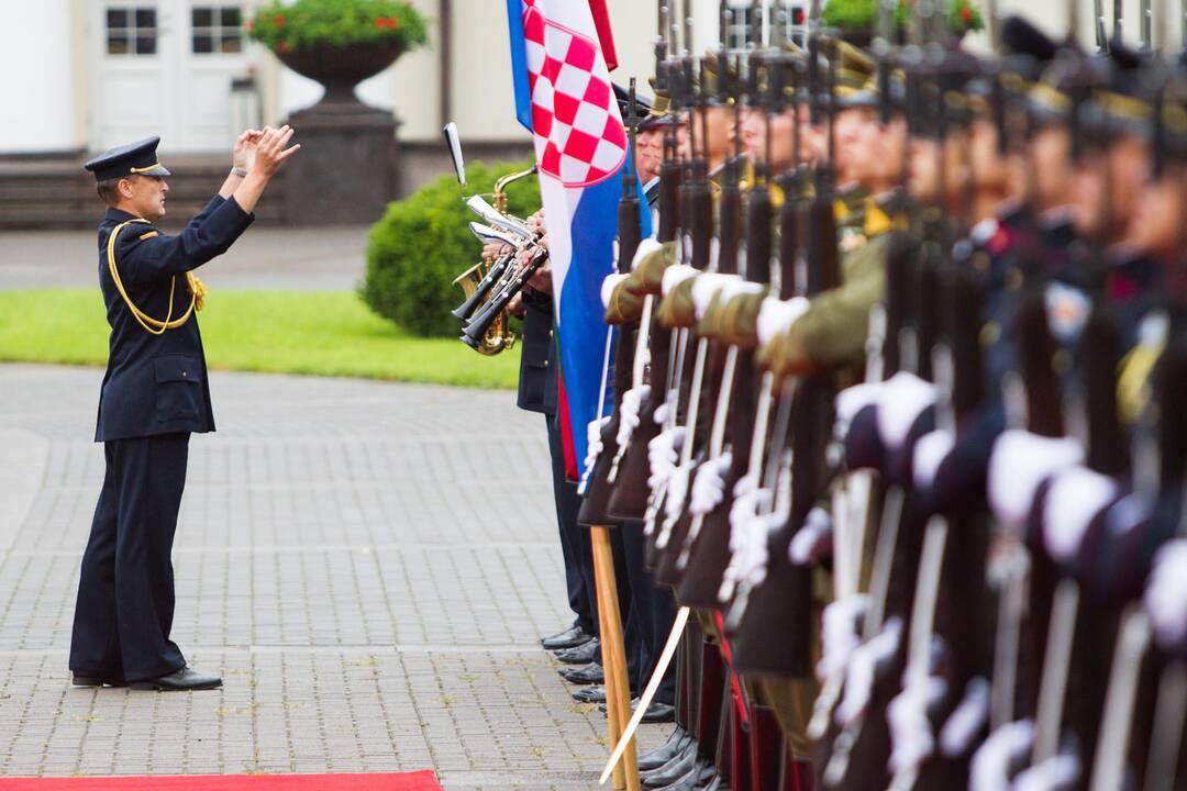 Kroatijos prezidentės vizitas Lietuvoje