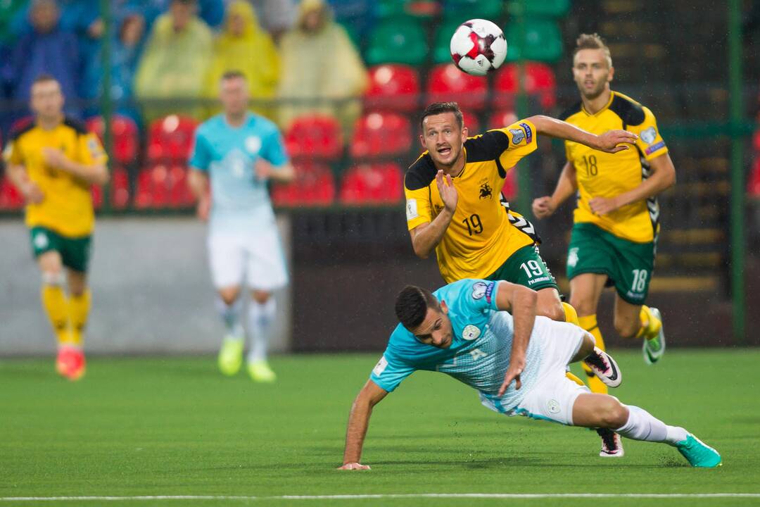 Futbolas: Lietuva – Slovėnija 2:2