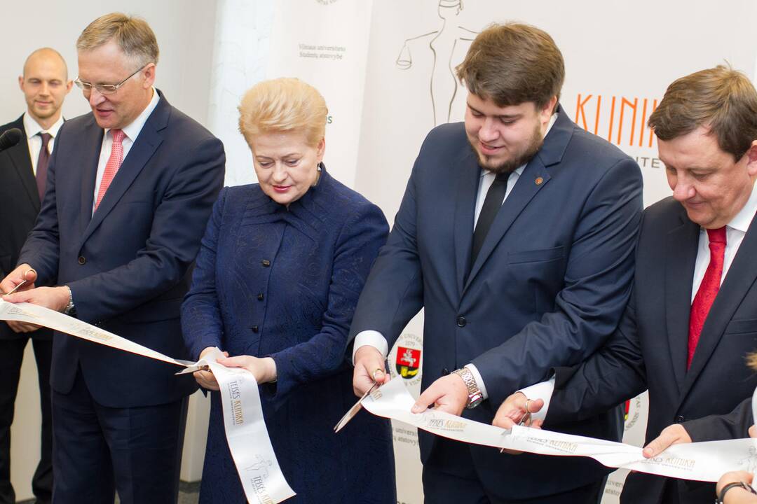 Atnaujintos VU Teisės klinikos atidarymas