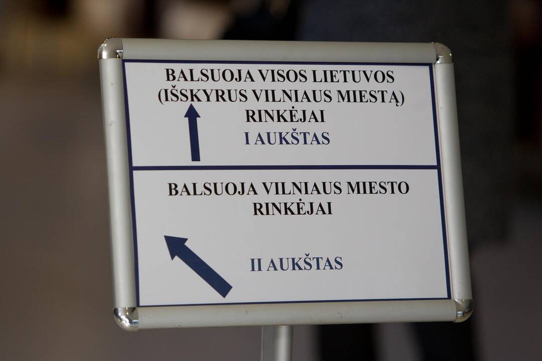 Išankstinis balsavimas Vilniaus savivaldybėje