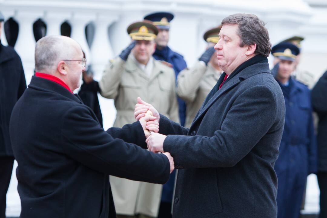 Iškilminga ministrų pasikeitimo ceremonija