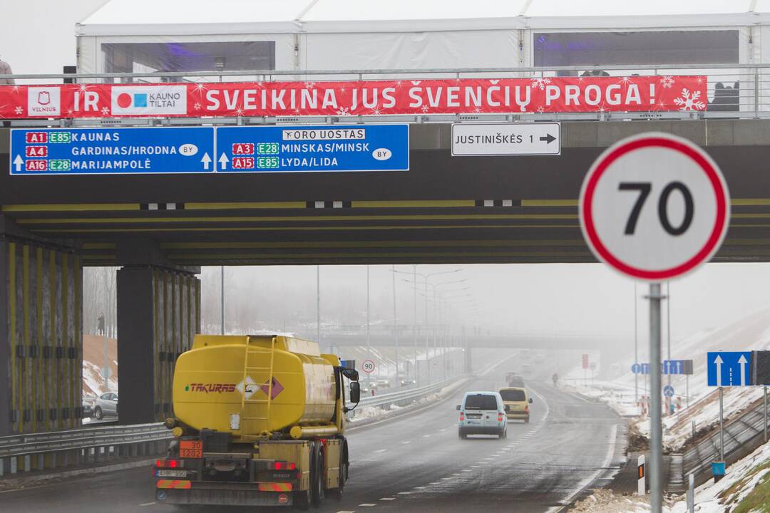 Vilniaus vakarinio aplinkkelio atidarymas