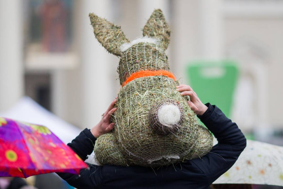 Kaziuko mugės dalyvių lietus neišgąsdino