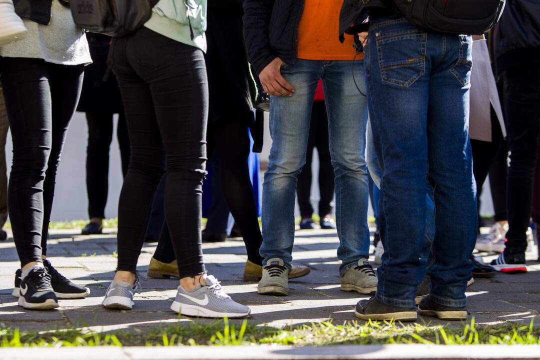 Protestas prieš mokslo metų ilginimą