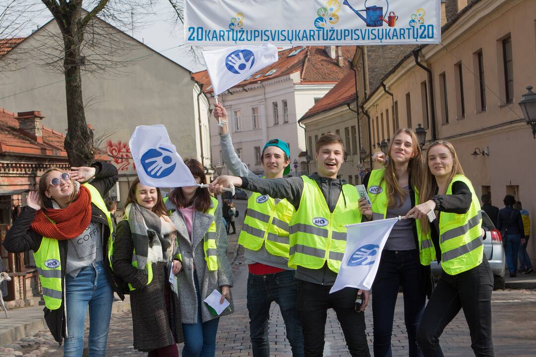 Užupio Respublika švenčia nepriklausomybės dieną