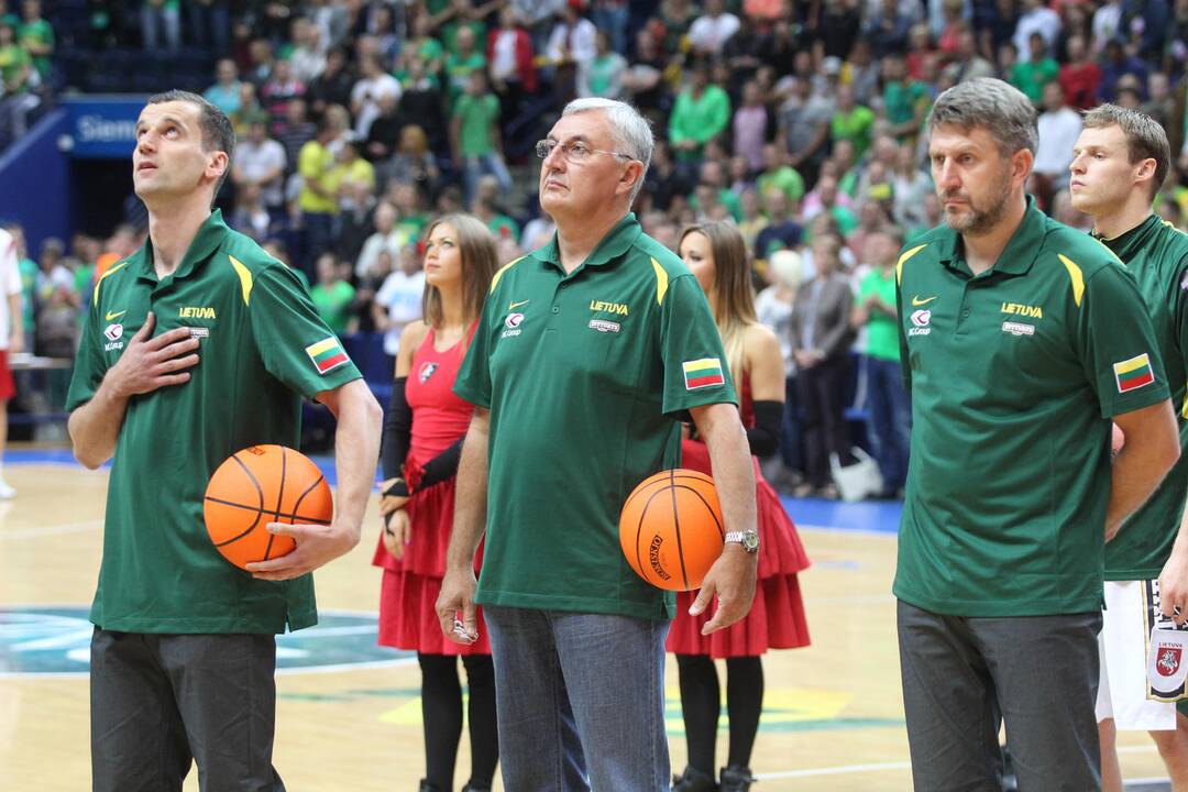 Lietuvos rinktinės volas pervažiavo rusiškąį Lokomotyvą