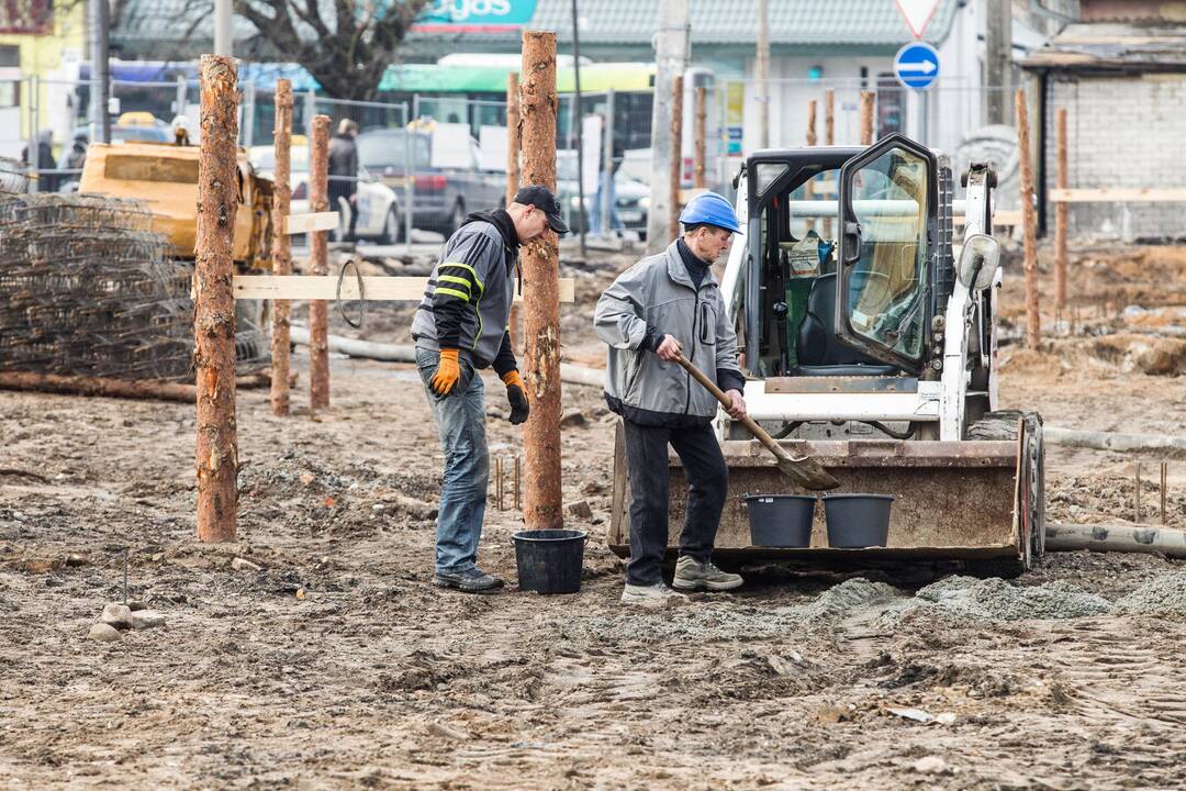 Vilniuje pradėti Kalvarijų turgavietės rekonstrukcijos darbai