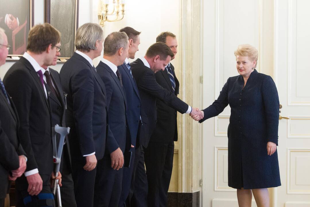 D. Grybauskaitė sutinka Norvegijos verslininkus