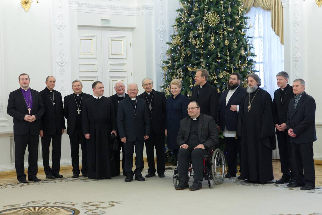 Prezidentė susitiko su krikščioniškųjų bendruomenių vadovais