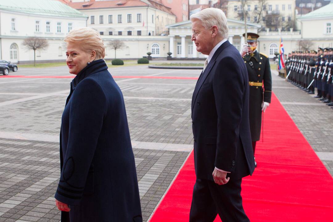 Lietuvoje vieši Islandijos prezidentas