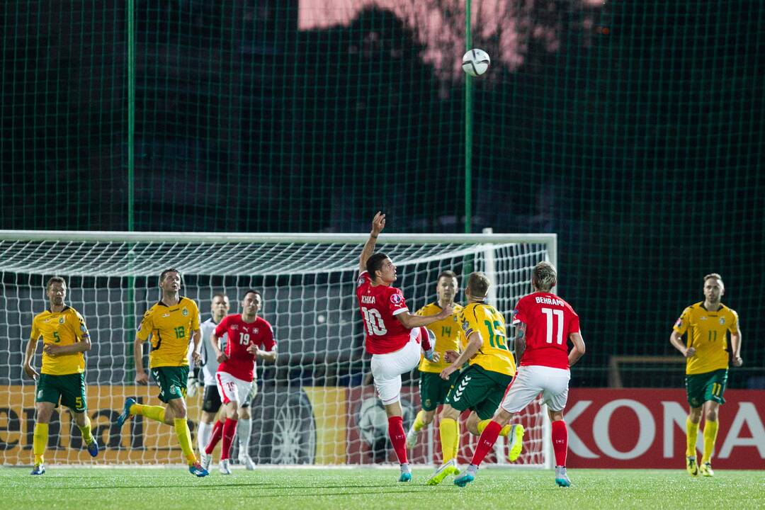 Europos futbolo čempionato atranka: Lietuva - Šveicarija