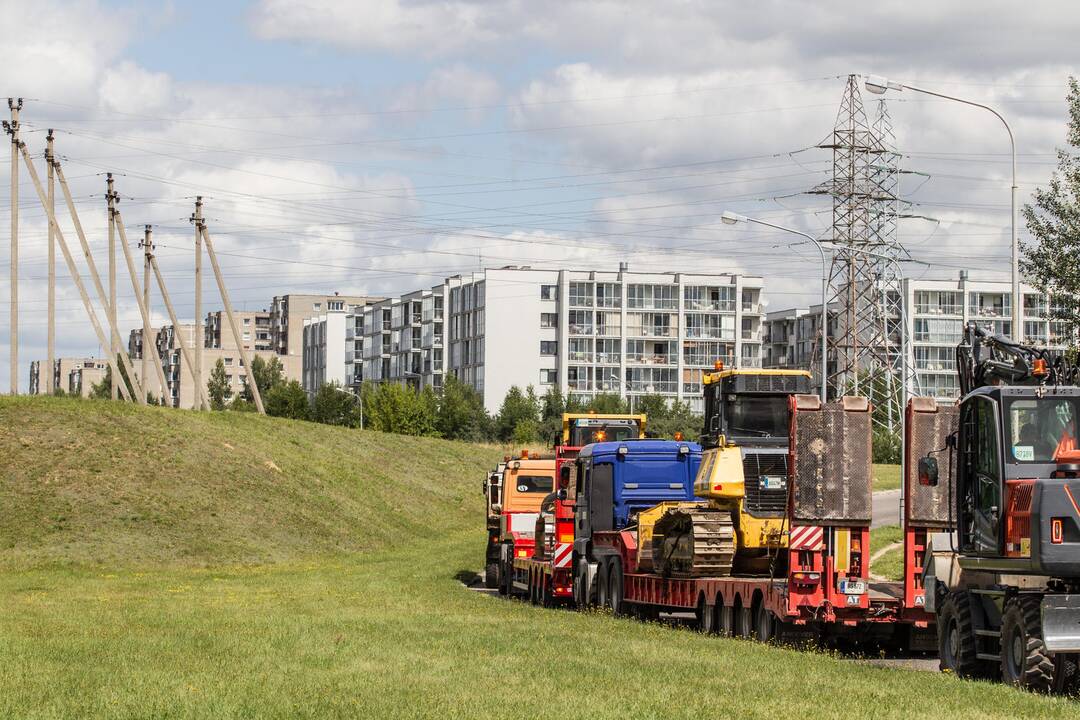 Pajudėjo Vilniaus aplinkkelio darbai