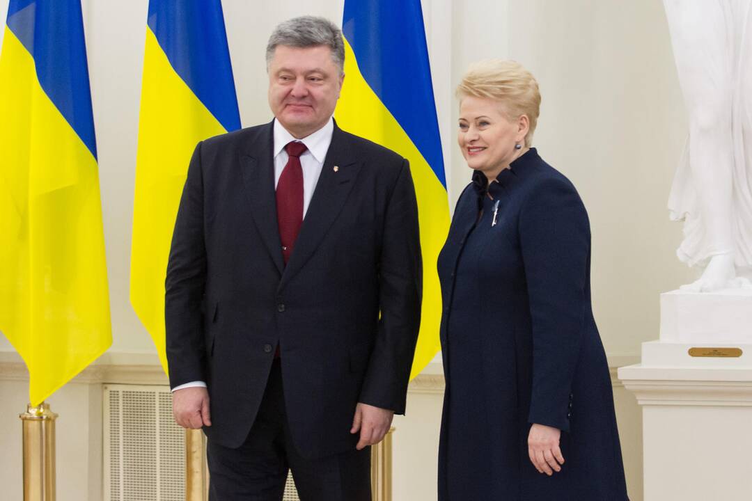 D. Grybauskaitė priėmė Ukrainos prezidentą