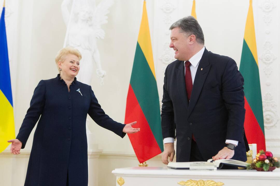 D. Grybauskaitė priėmė Ukrainos prezidentą