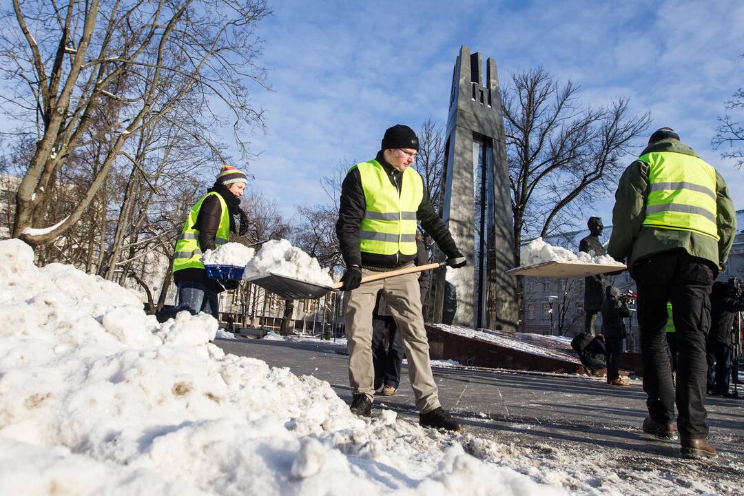 Kultūrinės spaudos atstovų protesto akcija