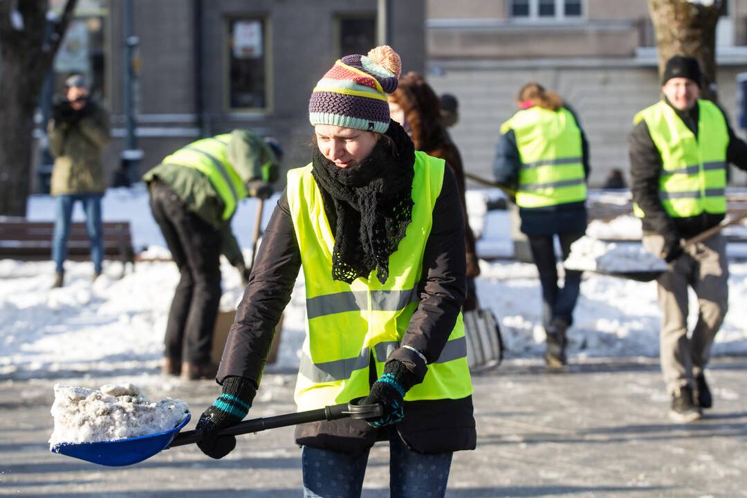 Kultūrinės spaudos atstovų protesto akcija