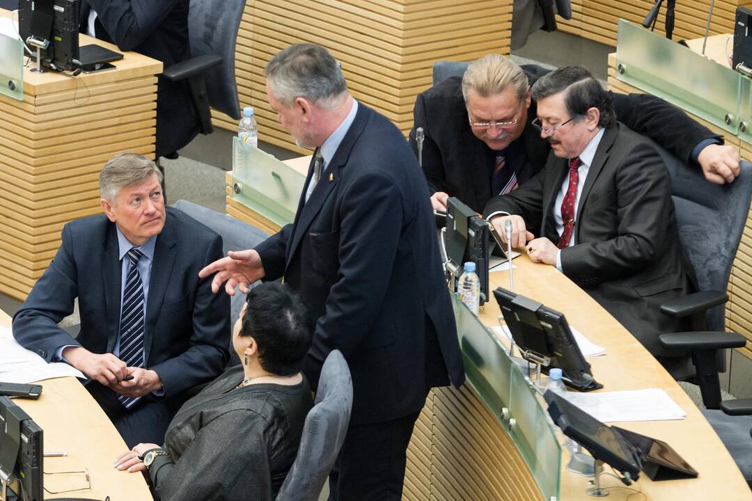 Seimas balsavo dėl interpeliacijos K. Trečiokui