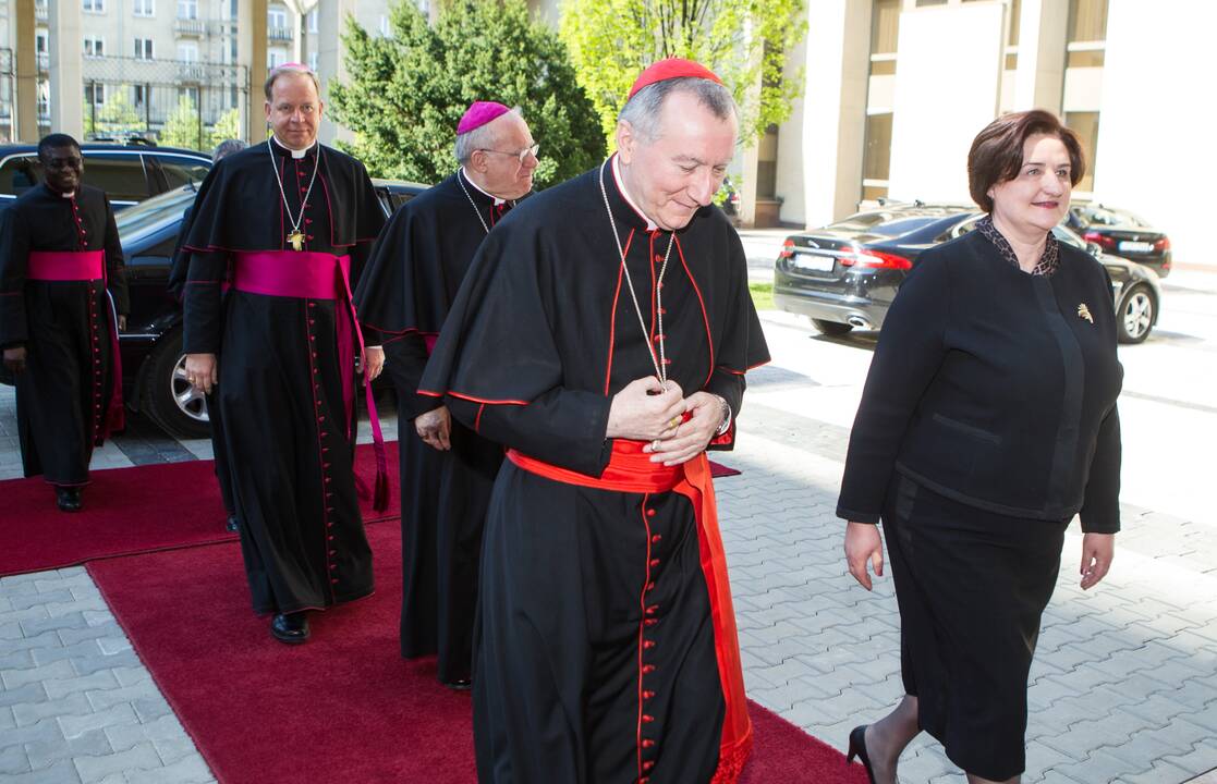 Lietuvoje lankosi Vatikano valstybės sekretorius