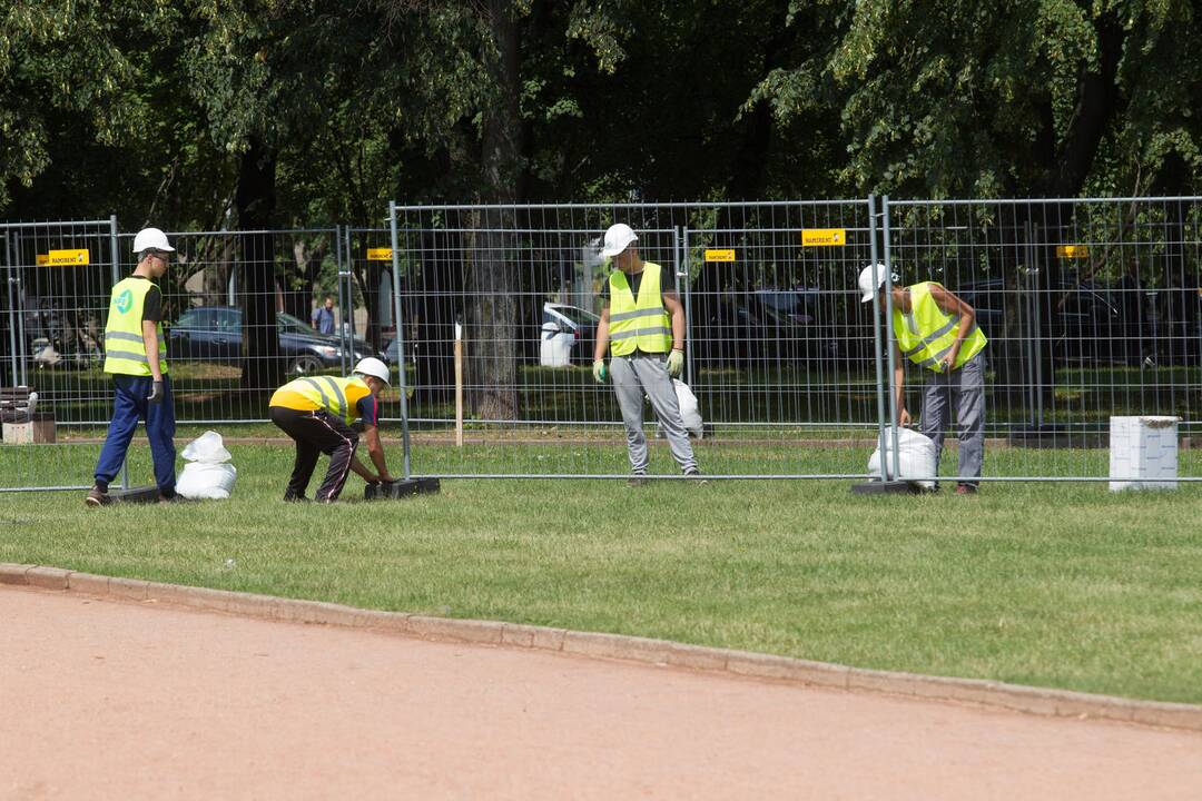 Prasideda Lukiškių aikštės atnaujinimo darbai